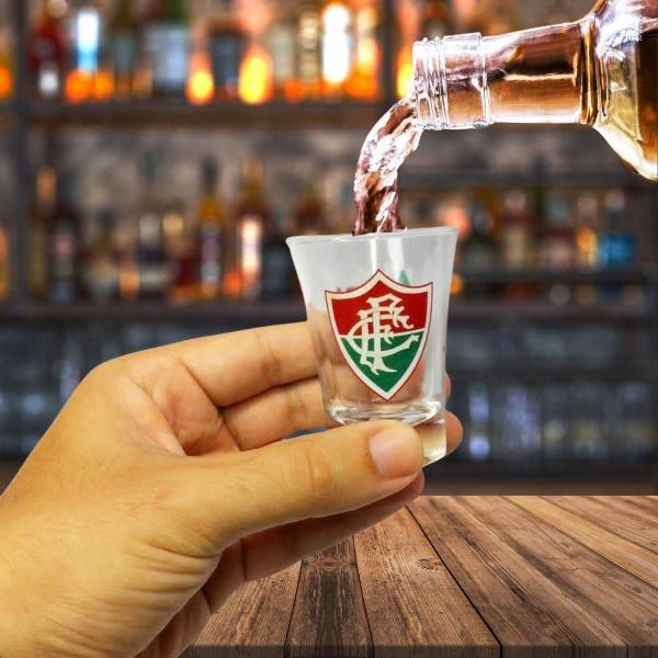 Imagem de Kit 8Un Copo Dose Shot 60Ml Pinga Cachaça Time Fluminense