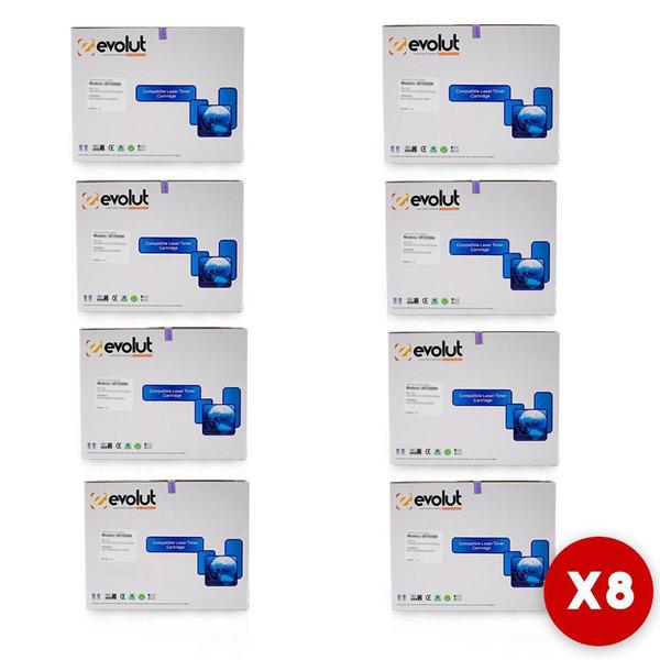 Imagem de Kit 8x Cartucho De Toner Para Impressora Q2612a 2612a 12