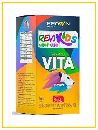 Imagem de Kit 8x Revikids Gummy 30 Gomas De Framboesa - Prowin Pharma