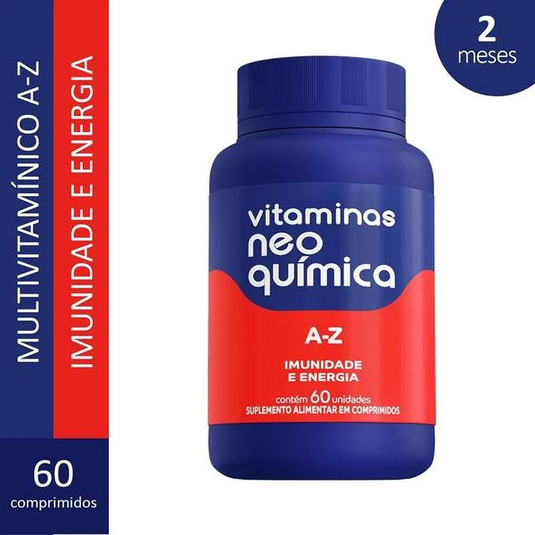 Imagem de Kit 8x Suplemento Vitamínico AZ C/60 Cpr  Neo Quimica