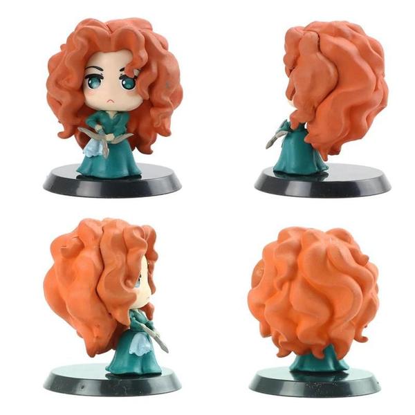 Imagem de Kit 9 bonecas princesas disney bela ariel cinderella action figure