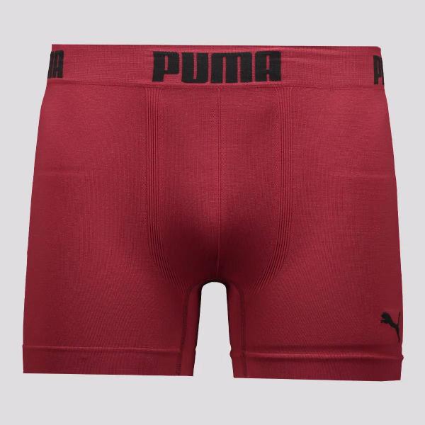 Imagem de Kit 9 Cuecas Boxer Puma Sem Costura Bordô