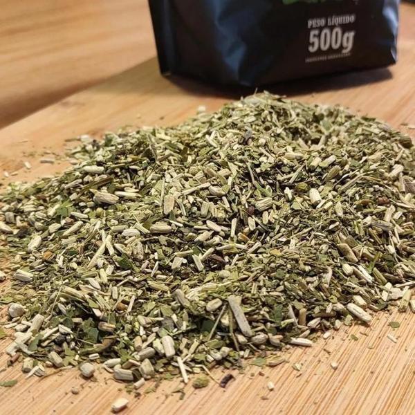 Imagem de Kit 9 Erva Tereré Black Menta Extra Forte Barão De Cotegipe 500g