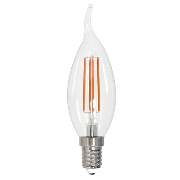 Imagem de Kit 9 Lampada Led Vela Chama Clear 4w Branco Neutro 4000k E14