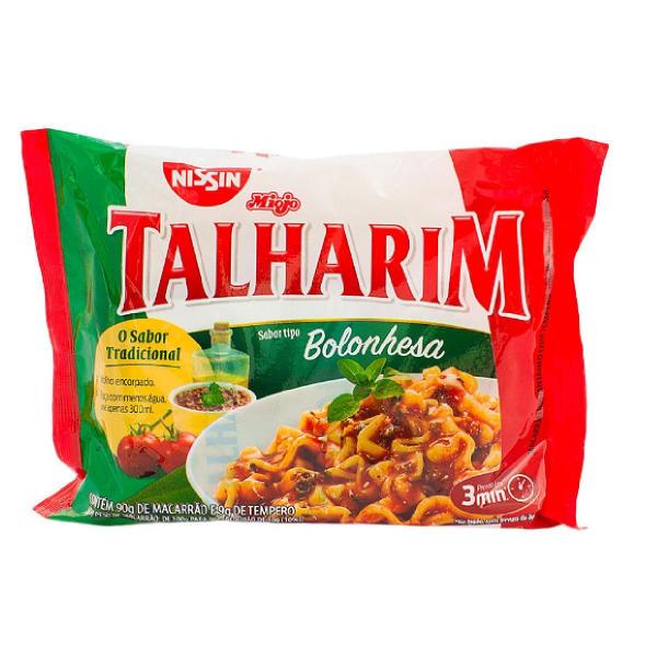 Imagem de Kit 9 Nissin Talharim 99Gr Bolonhesa