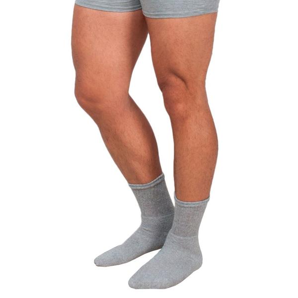 Imagem de Kit 9 Pares de Meia Adulto Masculina Esportiva Cano Alto Algodão Sport