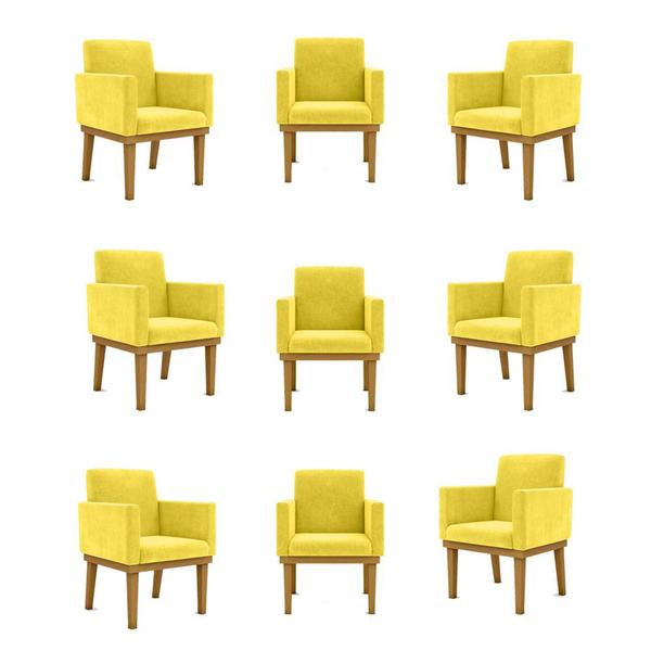 Imagem de Kit 9 Poltronas Decorativa Reforçada Oferta - Balaqui Decor