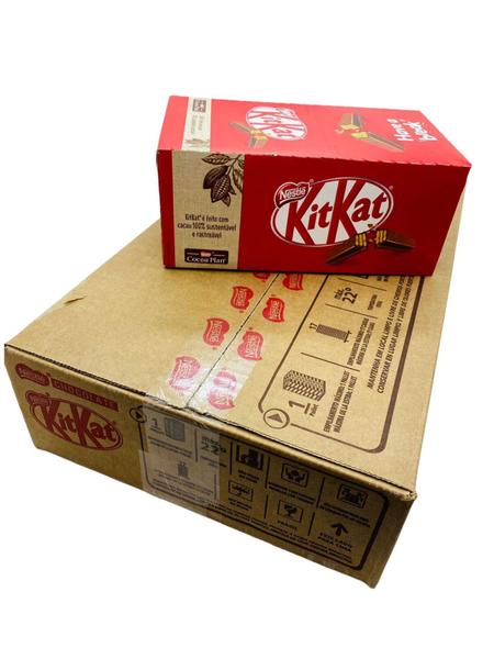 Kit 96 Unids41,5g Chocolate Kit Kat NestleAoLeite Imagem de Kit 96 Unids41,5g Chocolate Kit Kat NestleAoLeite