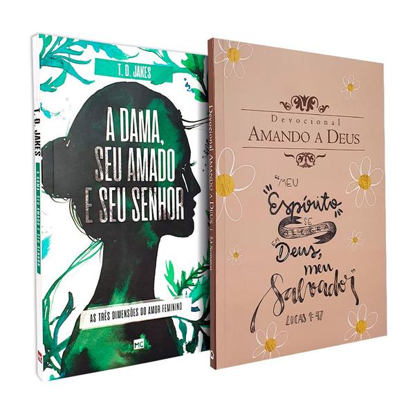 Imagem de Kit A Dama, Seu Amado e Seu Senhor + Devocional Amando a Deus Lettering