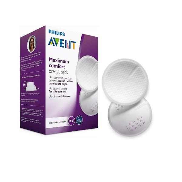 Kit Absorvente Descartável Para Seios Philips Avent 2 Cx Imagem de Kit Absorvente Descartável Para Seios Philips Avent 2 Cx