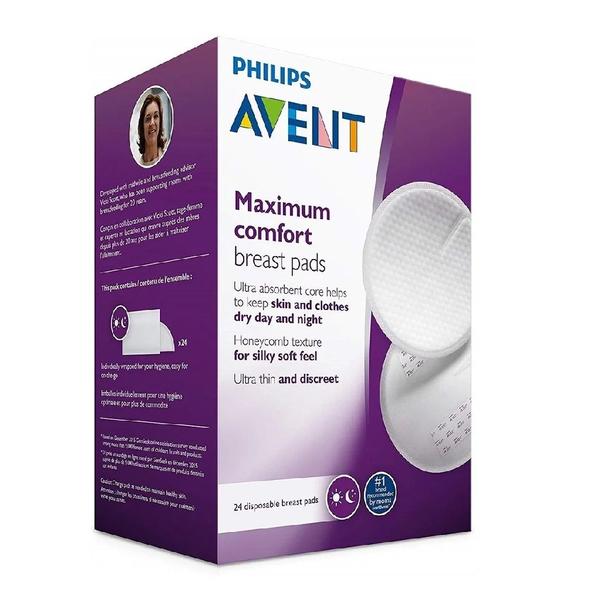 Kit Absorvente Descartável Para Seios Philips Avent 2 Cx Imagem de Kit Absorvente Descartável Para Seios Philips Avent 2 Cx