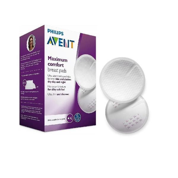 Kit Absorvente Descartável Para Seios Philips Avent 6 Cx Imagem de Kit Absorvente Descartável Para Seios Philips Avent 6 Cx