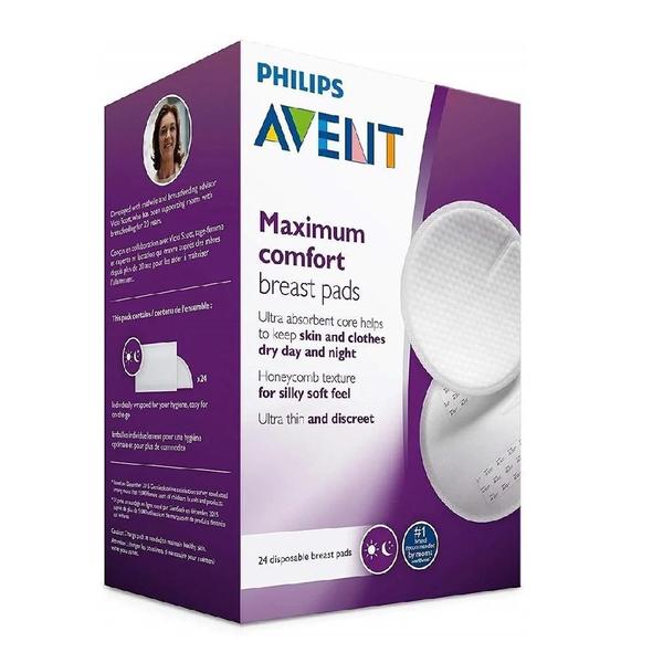 Kit Absorvente Descartável Para Seios Philips Avent 6 Cx Imagem de Kit Absorvente Descartável Para Seios Philips Avent 6 Cx
