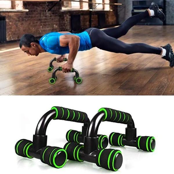 Imagem de Kit Academia em Casa Elásticos Extensores 11 Peças + Barra de Apoio para Flexão Push UP