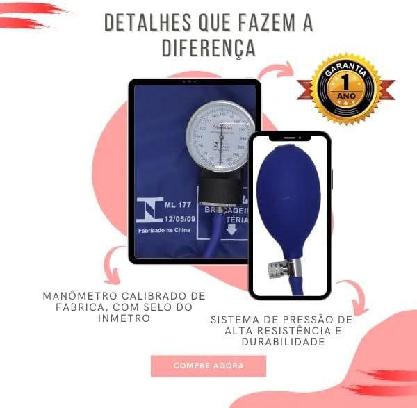 Imagem de Kit Acadêmico Para Enfermagem Premium Com Oxímetro E Estojo