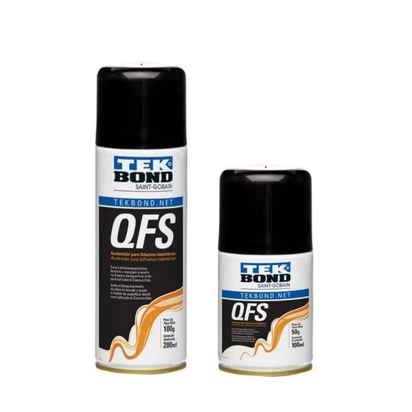 Imagem de Kit Acelerador Qfs Cianocrilato Tekbond 100ml + 200ml