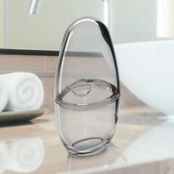 Imagem de Kit Acessórios Banheiro Lavabo 4 Pcs Coza - Marrom