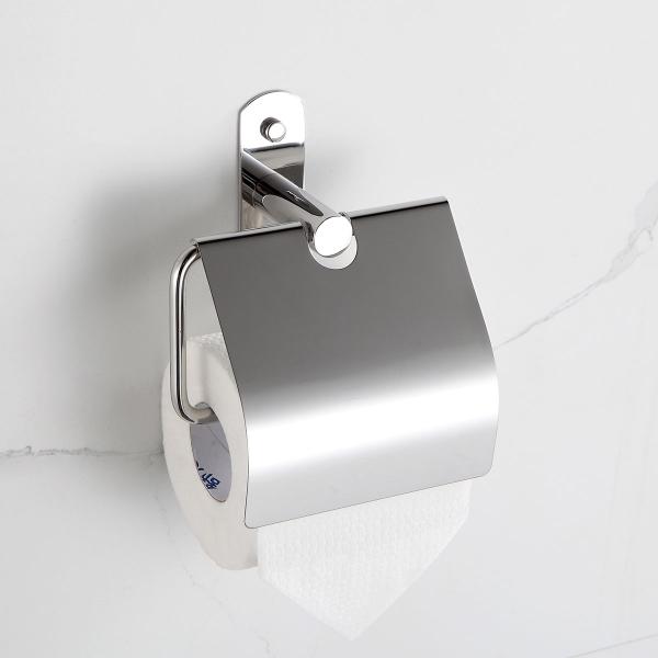 Imagem de Kit Acessórios De Banheiro Aço Toalheiro Porta Sabonete 5pçs