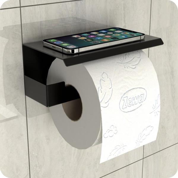 Kit Acessórios Para Banheiro Preto Adesivo 7pçs ELG - HomeFull Imagem de Kit Acessórios Para Banheiro Preto Adesivo 7pçs ELG