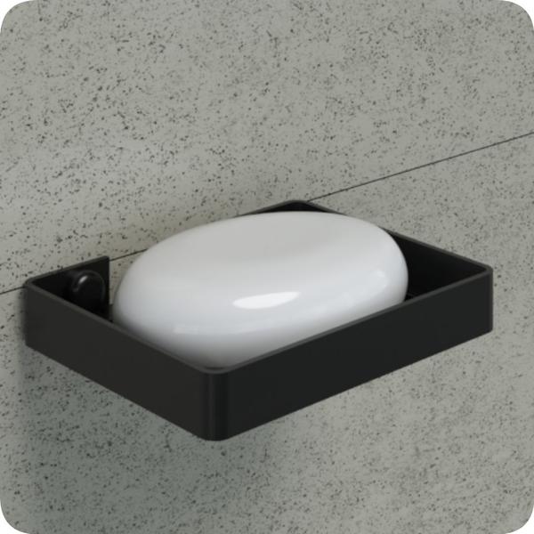 Imagem de Kit Acessórios Para Banheiro Preto Fosco 6 Peças
