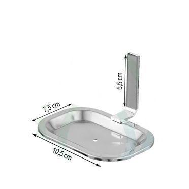 Imagem de Kit Acessórios Para Banheiro Quadrado Metal Alumino + porta shampo canto