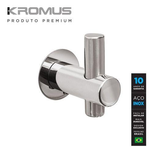 Imagem de Kit Acessórios Para Banheiros 4 Peças Inox - Kromus Kitrd4