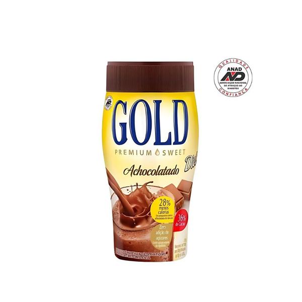 Kit achocolatado dietetico gold 200g - 3un Imagem de Kit achocolatado dietetico gold 200g - 3un
