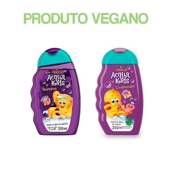 Imagem de Kit Acqua Kids Shampoo 250Ml Condicionador 250Ml TuttiFrutti