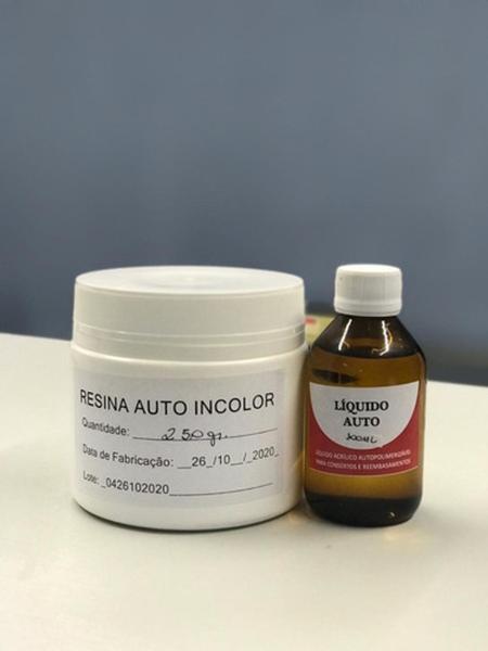 Imagem de Kit Acrílico Para Conserto Carcaça De Notebook 225gr + 100ml