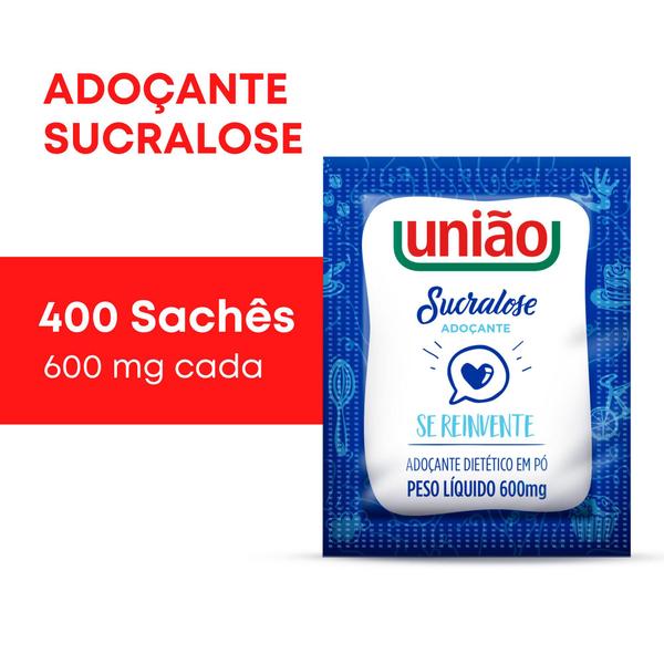 Kit açucar e adoçante - 800 sachês - União Imagem de Kit açucar e adoçante - 800 sachês
