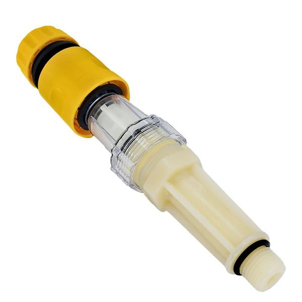 Imagem de Kit Adaptador com Conector Filtro e Engate Amarelo Compatível com Lavajato Tekna HLX951V