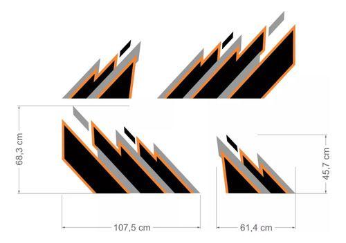 Imagem de Kit Adesivo Decorativo Para Caminhão Volvo Fh