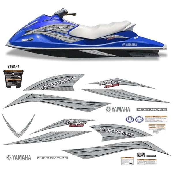 Imagem de Kit Adesivo Jet Sky Yamaha Vx 110 Deluxe Completo 2006/2011