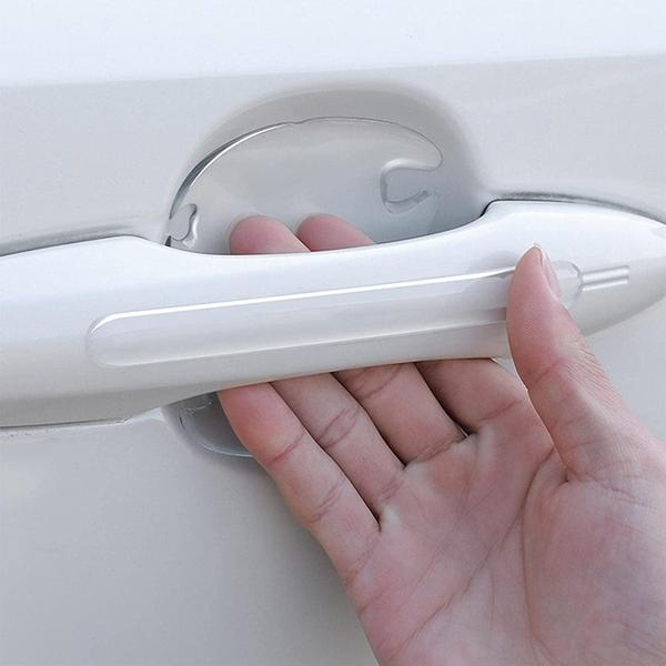 Kit Adesivo Protetor Maçaneta Automotivo Transparente Forte - Veon Imagem de Kit Adesivo Protetor Maçaneta Automotivo Transparente Forte