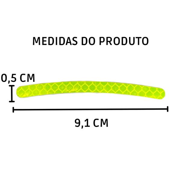 Kit Adesivo Refletivo Tuning Personalização Roda Universal - ESTILO BR Imagem de Kit Adesivo Refletivo Tuning Personalização Roda Universal