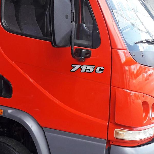 Imagem de Kit Adesivos 715 C Accelo Caminhão Mercedes Benz - Genérico