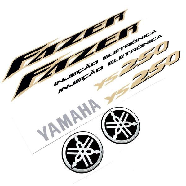 Imagem de Kit Adesivos Faixa Yamaha Fazer Ys 250 2007 Cores Motos