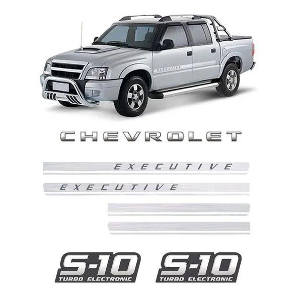 Imagem de Kit Adesivos Faixas S10 Executive Chevrolet Turbo Eletronic