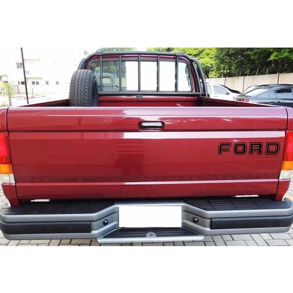 Imagem de Kit Adesivos Ford Hsd F-1000 1993/1995 Emblemas Cinza/preto