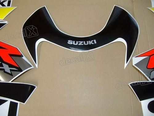 Imagem de Kit Adesivos Lateral Suzuki Gsxr 750 2002 Amarela E Preta