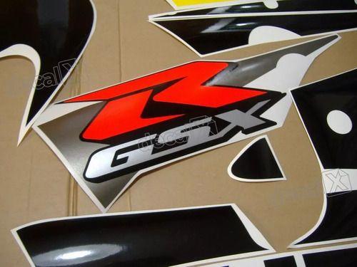 Imagem de Kit Adesivos Lateral Suzuki Gsxr 750 2002 Amarela E Preta