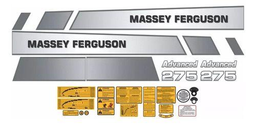 Imagem de Kit Adesivos Massey Ferguson Advanced 275