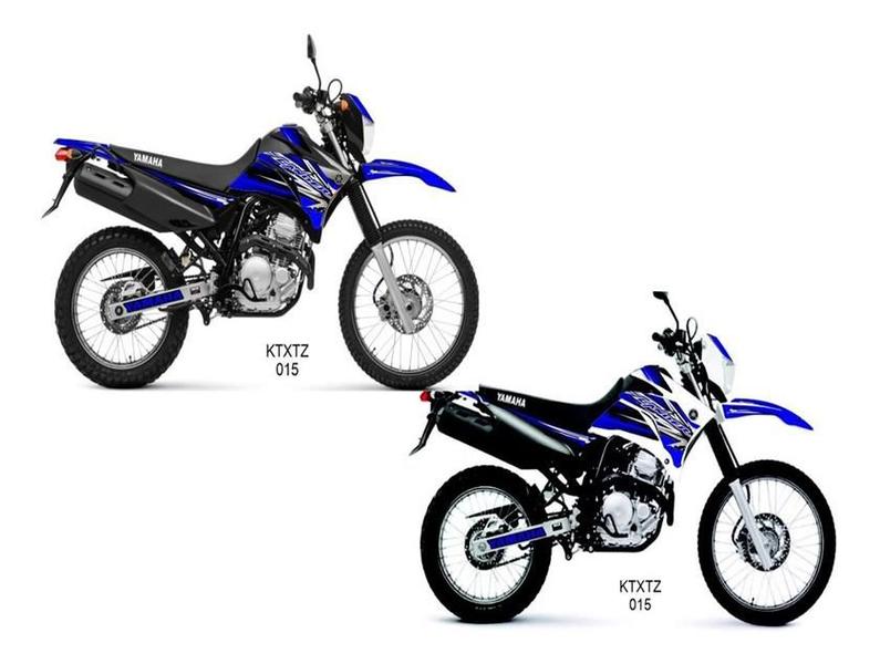 Imagem de Kit Adesivos Moto Yamaha Lander 250 2009 A 2019 Azul