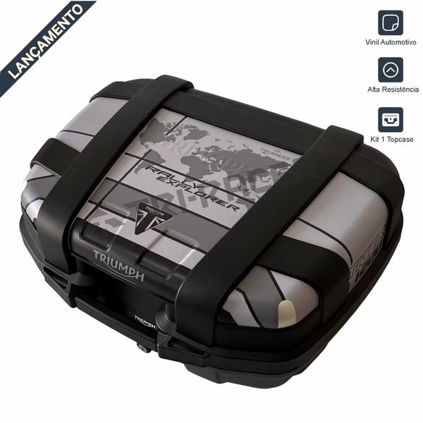 Imagem de KIT Adesivos Protetor bau TRIUMPH TIGER 1200 para TOP CASE GIVI TREKKER 52L