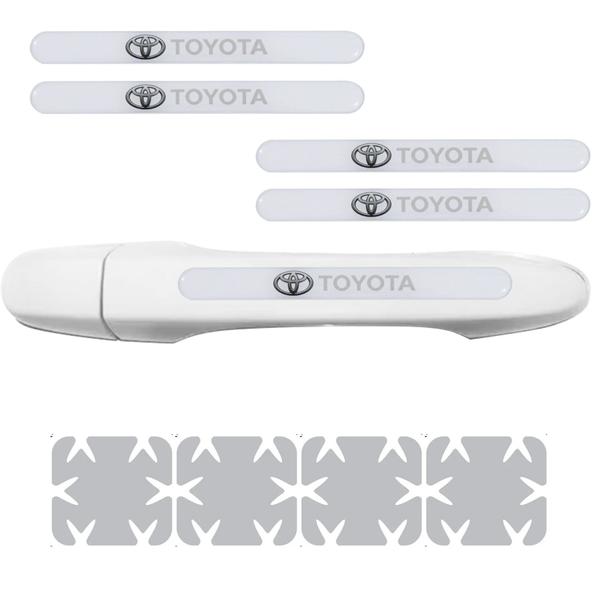 Kit Adesivos Protetores de Maçaneta Toyota Resinado - MAF Imagem de Kit Adesivos Protetores de Maçaneta Toyota Resinado