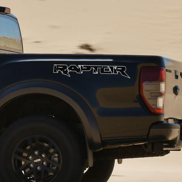 Imagem de Kit Adesivos Ranger Raptor + Faixa Traseira Ford e Emblemas