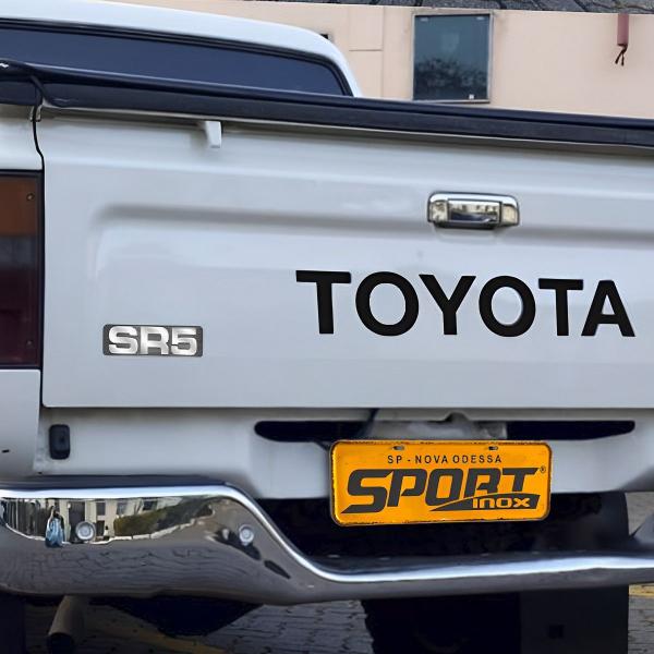 Imagem de Kit Adesivos Toyota Hilux Sr5 Faixa Traseira Preto Genérico