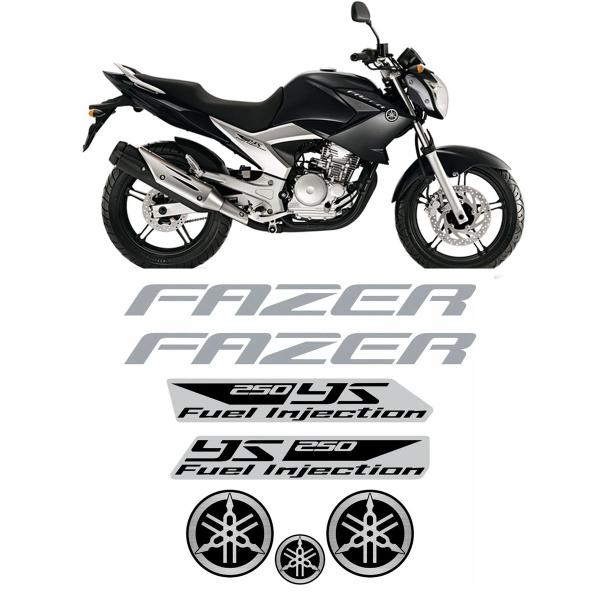 Imagem de Kit Adesivos Yamaha Fazer 250 2012 Resinado