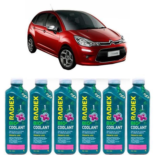 Imagem de Kit aditivo radiador bio coolant pronto para uso rosa - citroen c3 - r1892