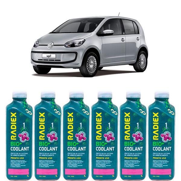 Imagem de Kit aditivo radiador bio coolant pronto para uso rosa - volkswagen up! - r1892